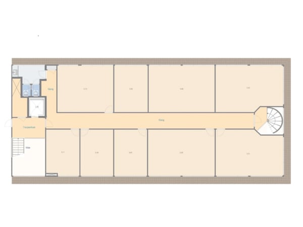 Plattegrond derde verdieping