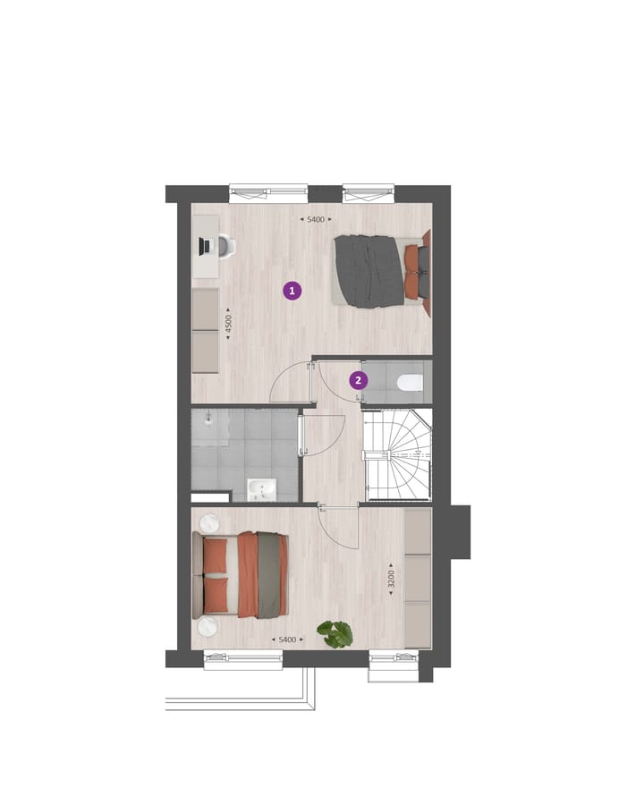 Foto 12 van Tussenwoning | Type E (Bouwnr. 545)