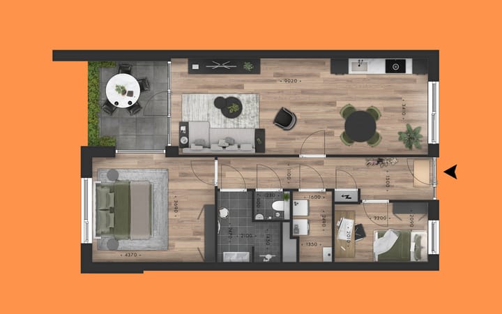 Foto 12 van Appartement (Bouwnr. 02)