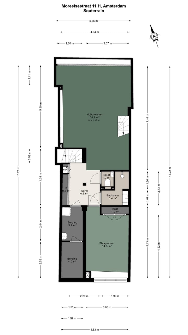 Foto 38 van Moreelsestraat 11-H