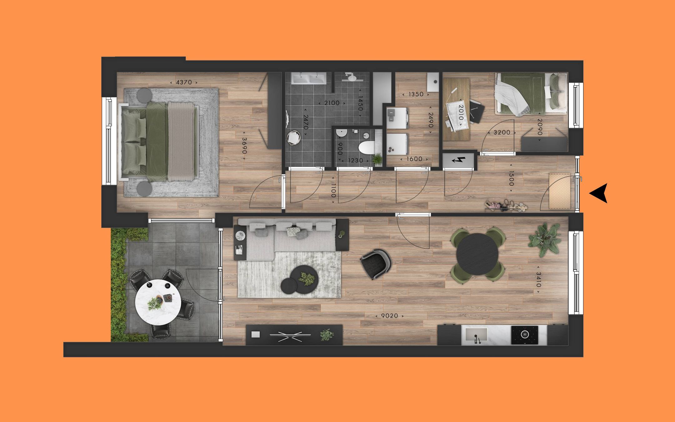 Foto 12 van Appartement (Bouwnr. 07)