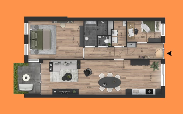 Foto 12 van Appartement (Bouwnr. 06)