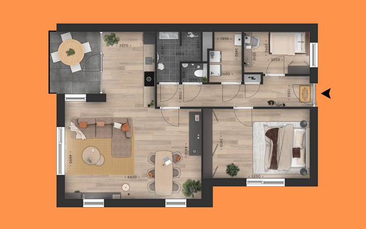 Foto 12 van Appartement (Bouwnr. 09)