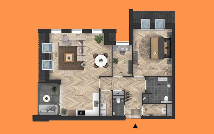 Foto 12 van Appartement (Bouwnr. 19)