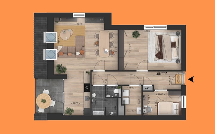 Foto 12 van Appartement (Bouwnr. 24)