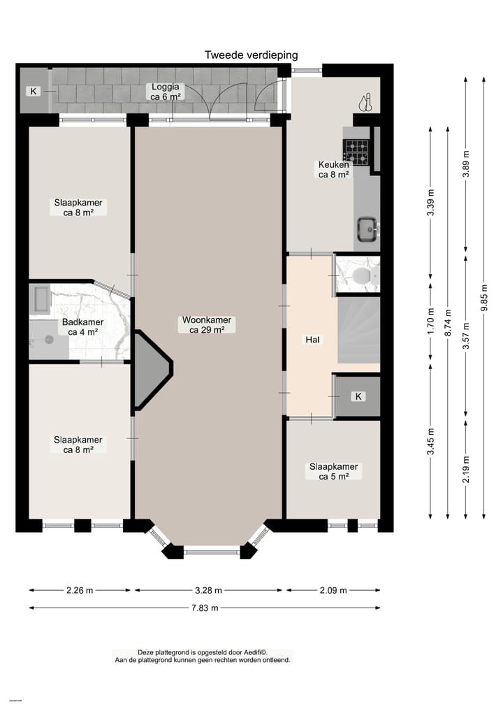 Foto 30 van Diephuisstraat 42-B