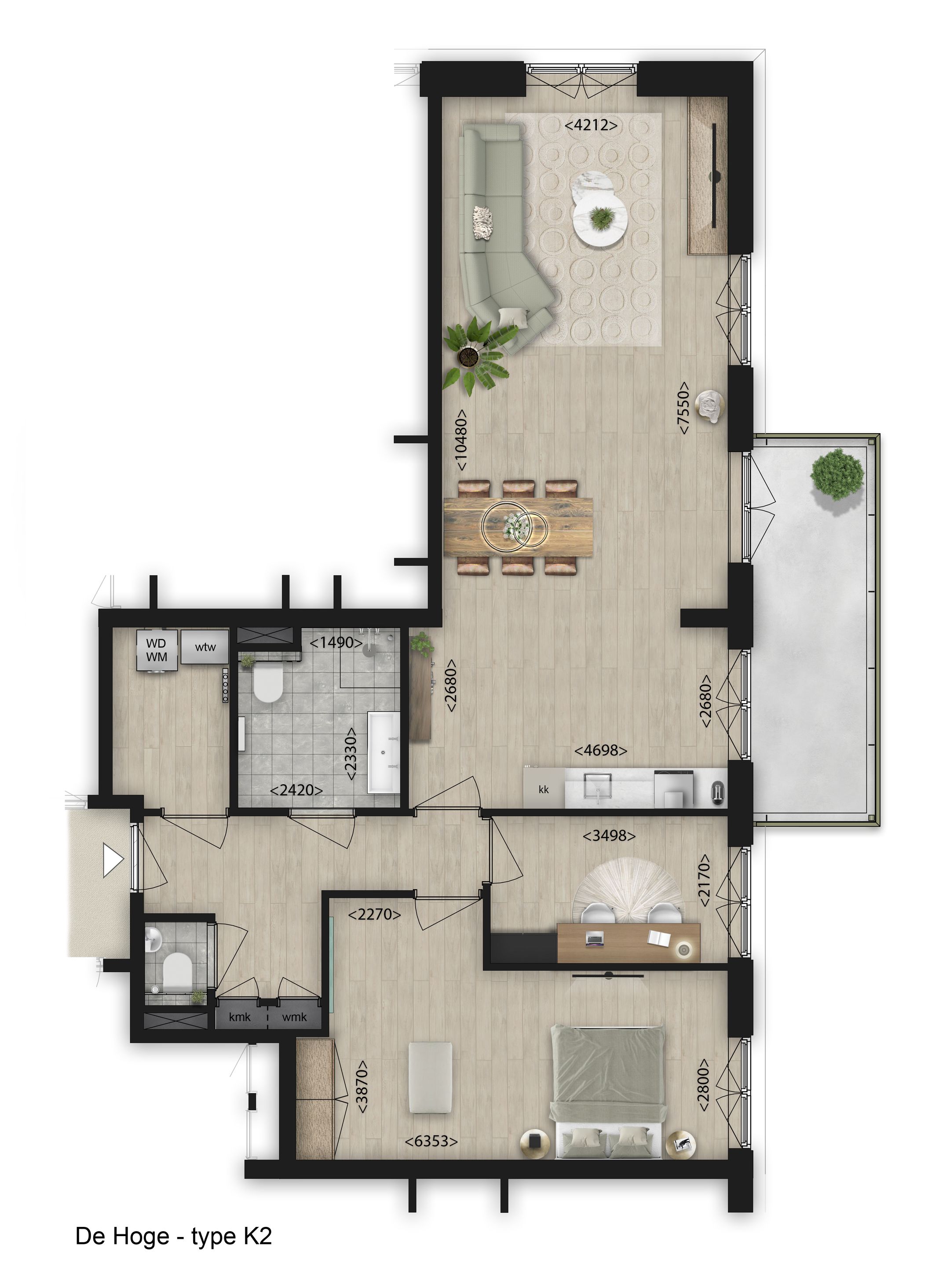 3-Kamer appartement (Bouwnr. 15.04)  false