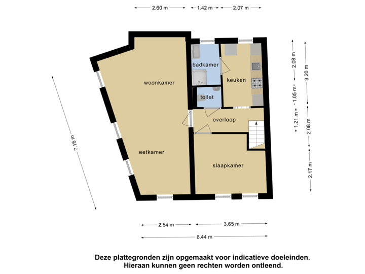 Appartement 1 1e verdieping