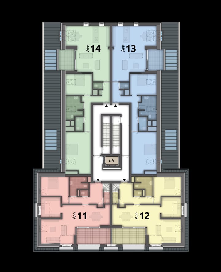 Foto 9 van appartementencomplex "de Kastanje"