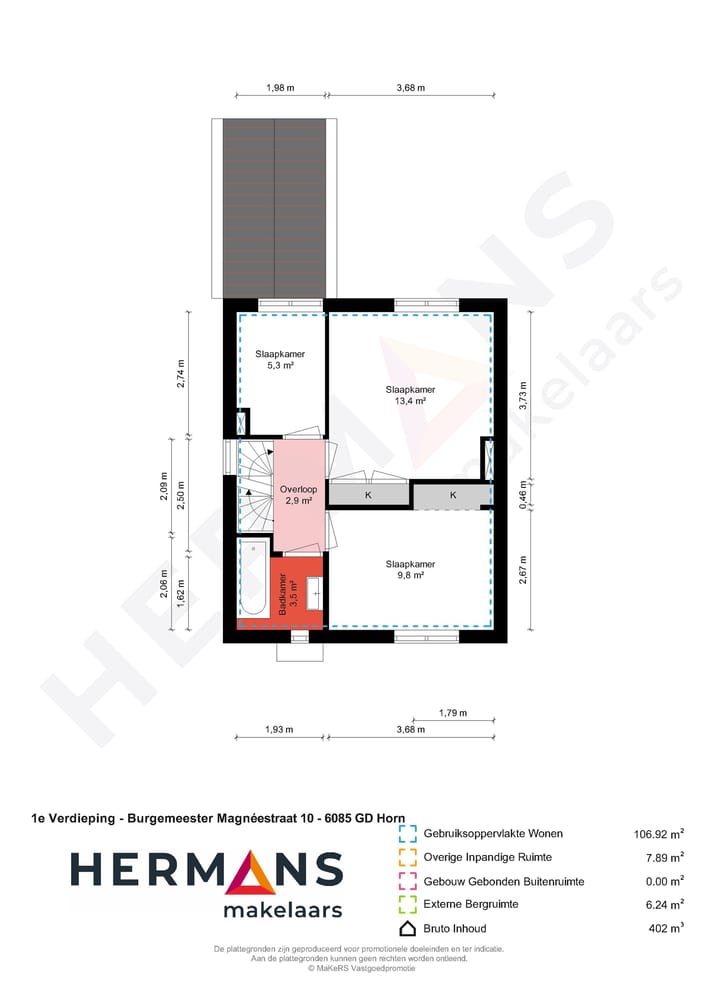 Foto 42 van Burgemeester Magnéestraat 10