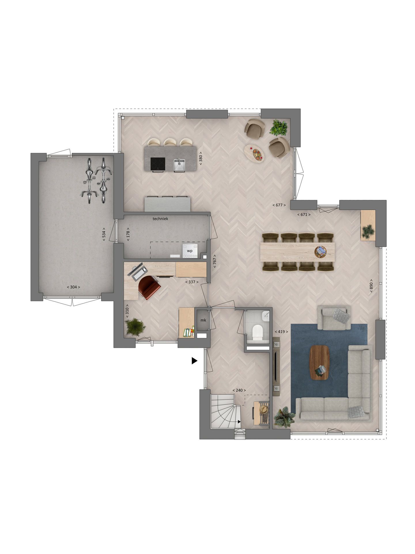 Foto 3 van Westerpark - Buitens - 16 (Bouwnr. 16)