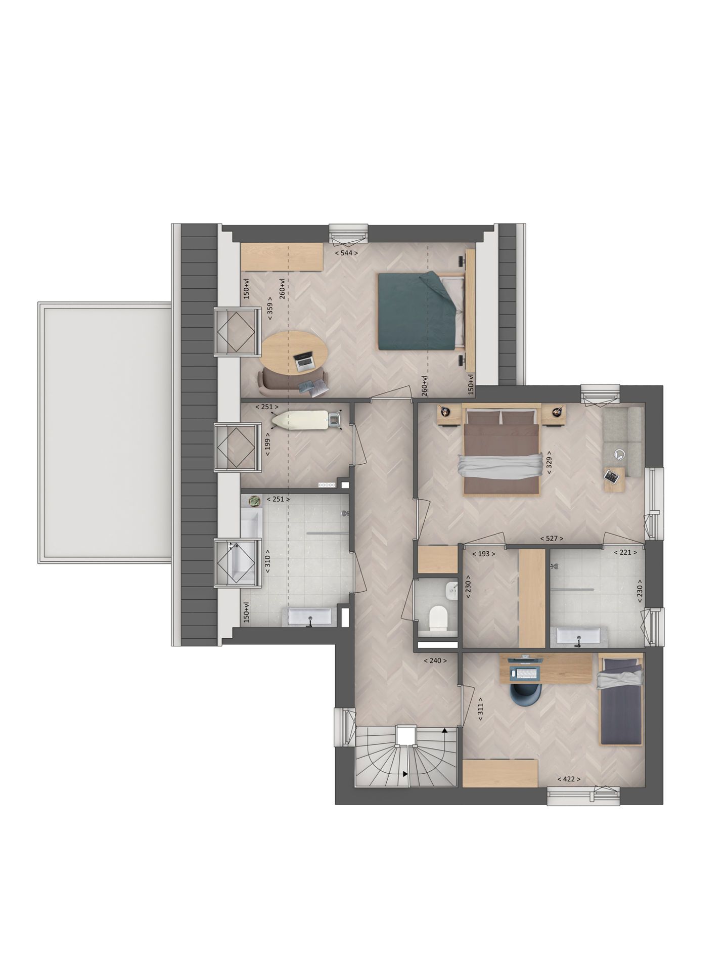 Foto 4 van Westerpark - Buitens - 16 (Bouwnr. 16)