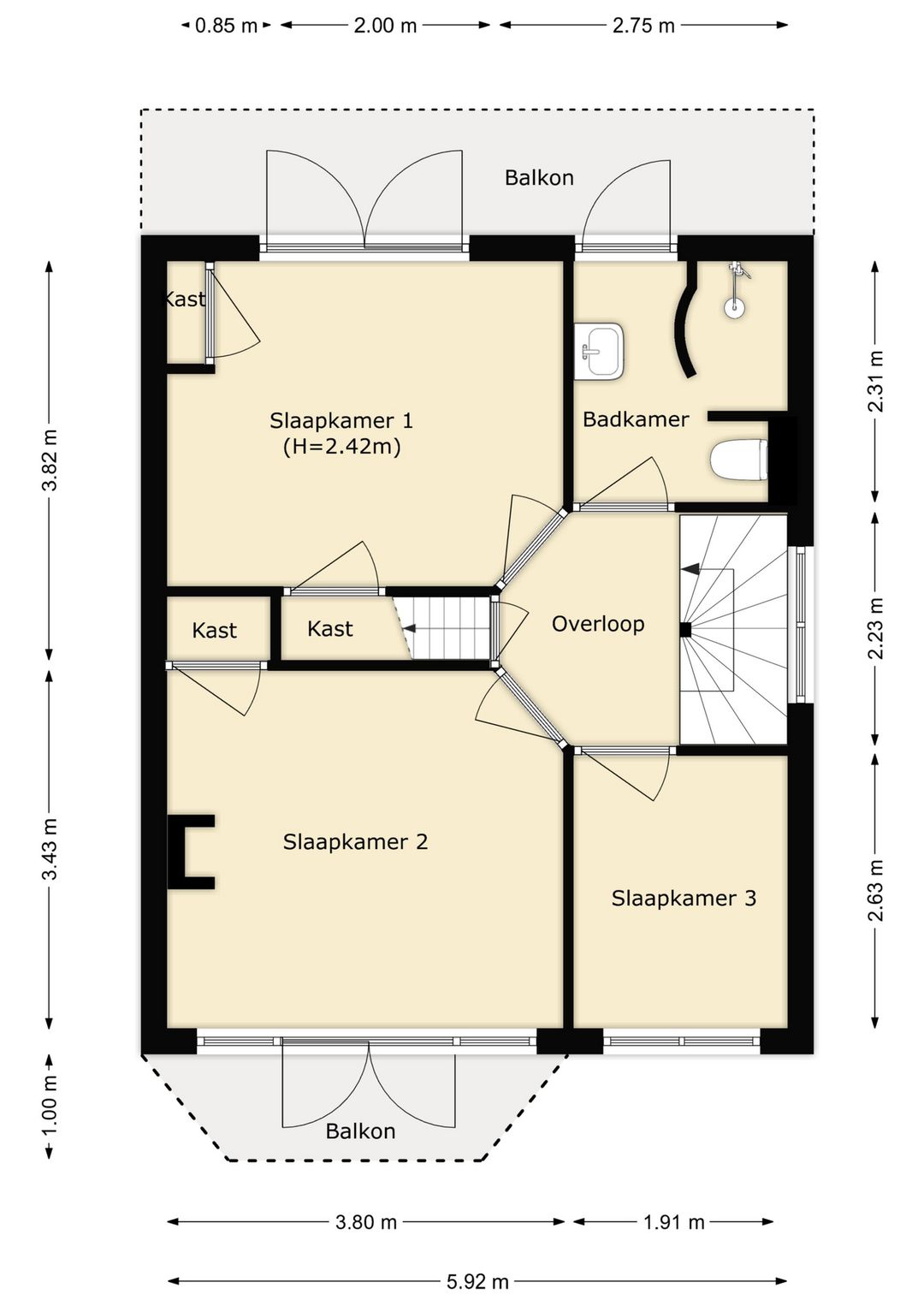 Foto 41 van Vondellaan 4
