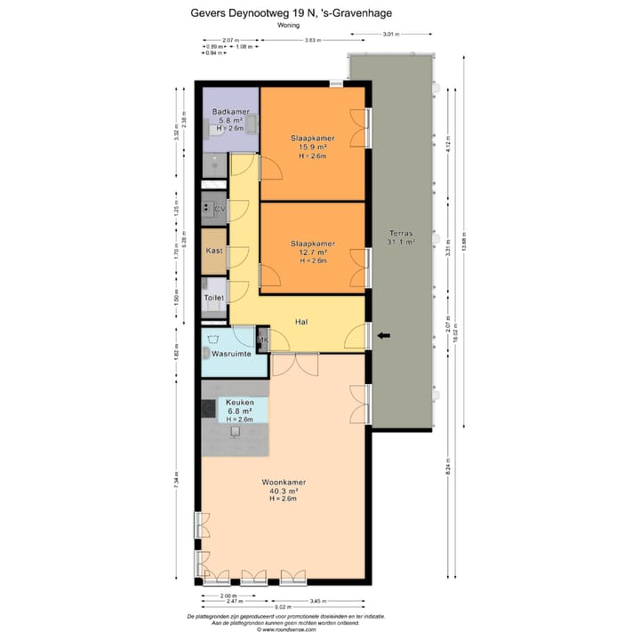 Foto 39 van Gevers Deynootweg 19-N