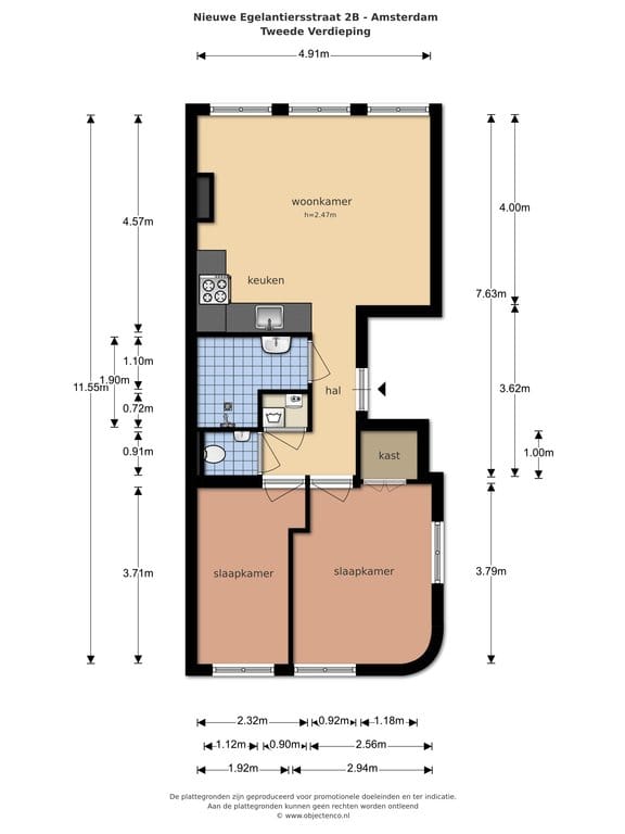 Foto 56 van Nieuwe Egelantiersstraat 2-B