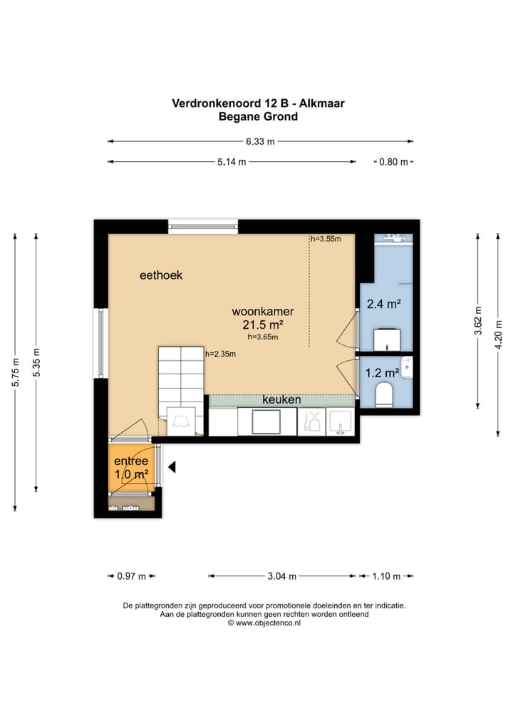 Foto 22 van Verdronkenoord 12-B