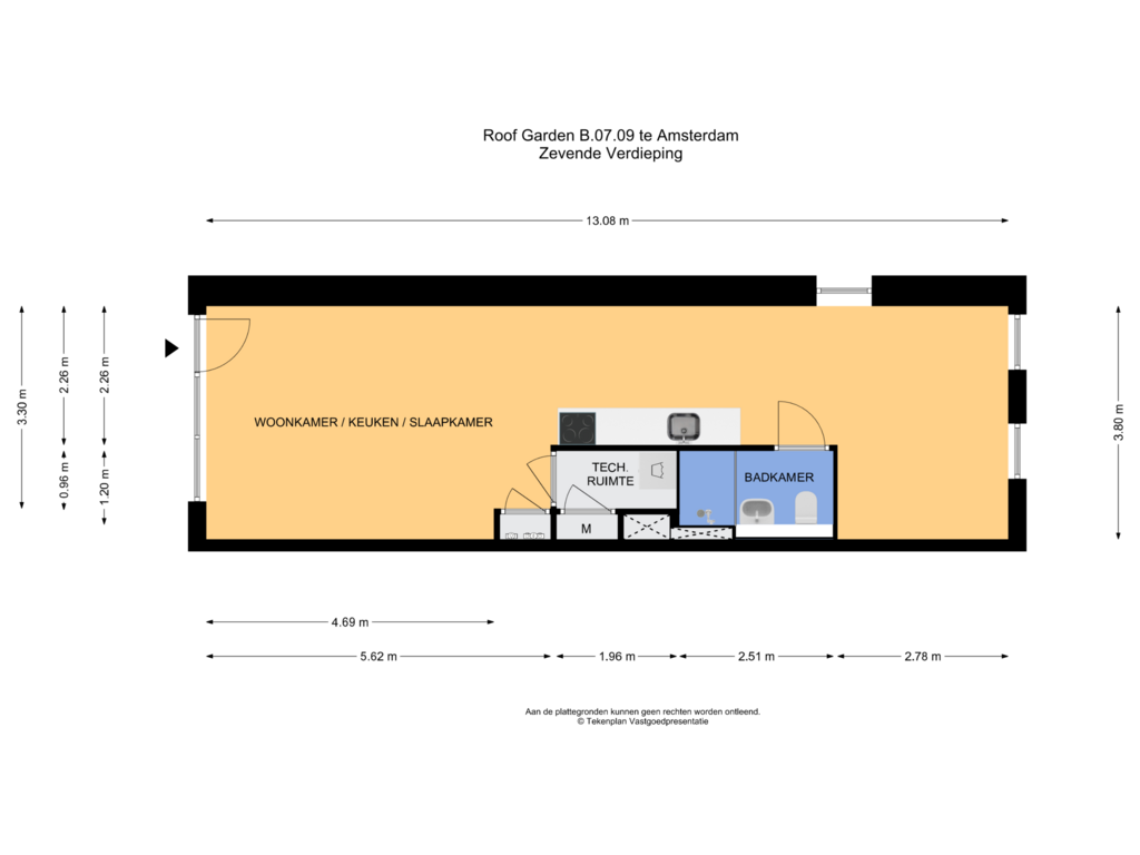 Bekijk plattegrond van Zevende Verdieping van Roof Garden (Bouwnr. B.06.05)