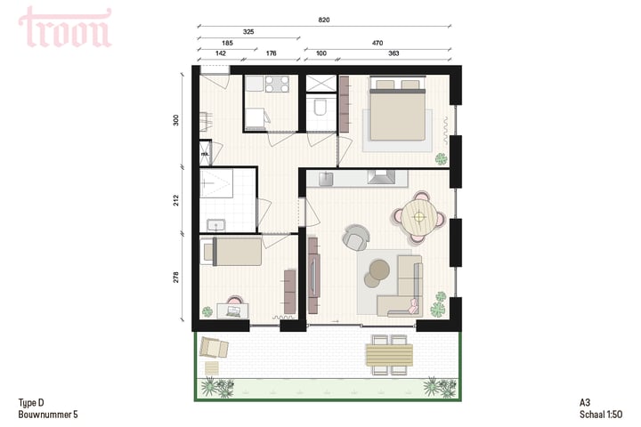 Foto 2 van Type D (Bouwnr. 5)
