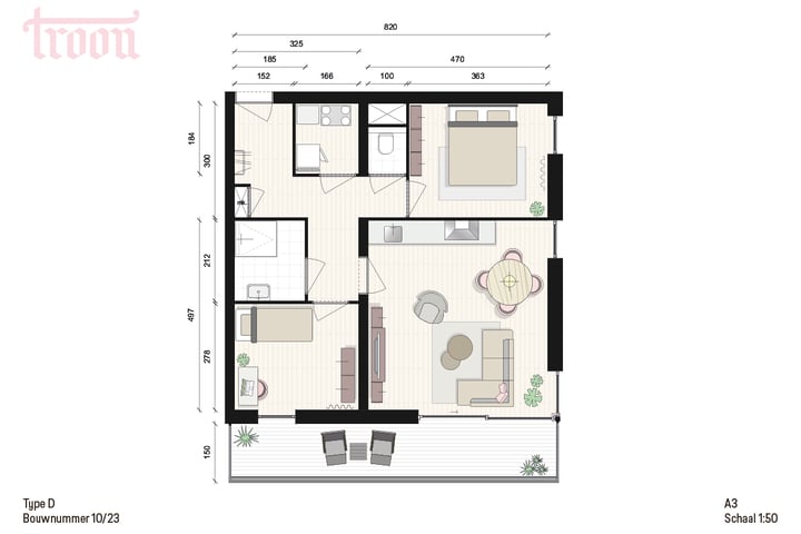 Foto 2 van Type D (Bouwnr. 10)