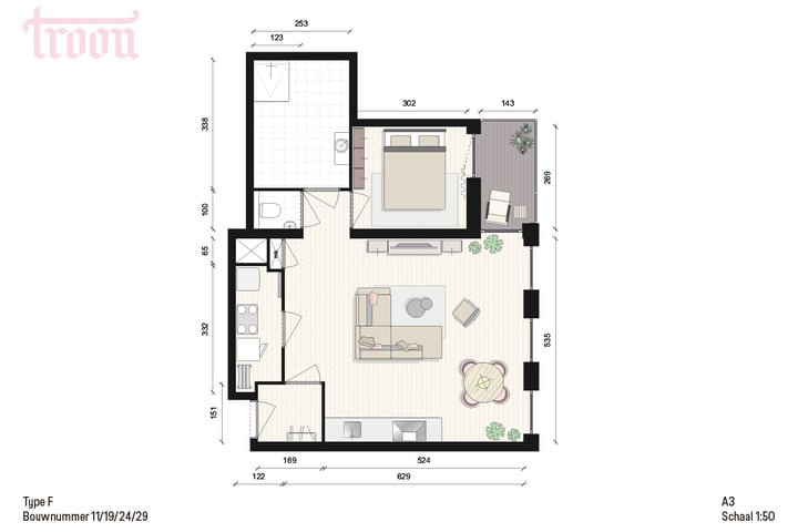 Foto 2 van Type F (Bouwnr. 24)