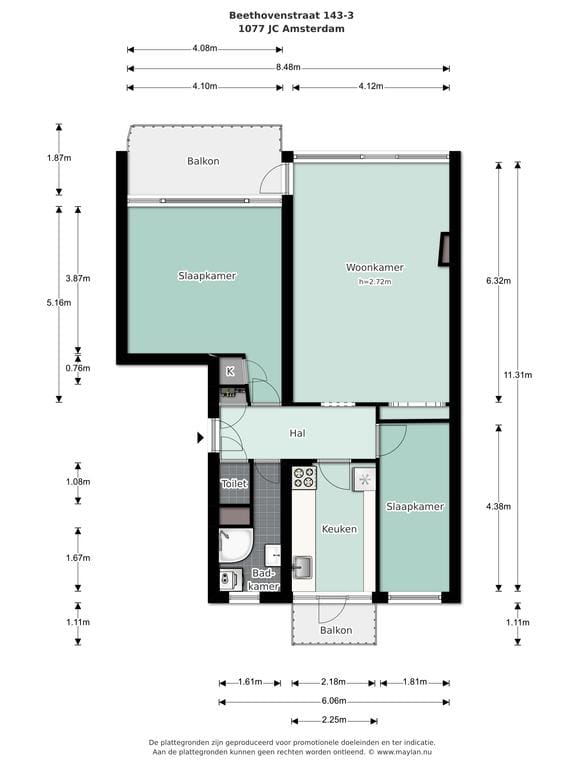 Foto 17 van Beethovenstraat 143-3