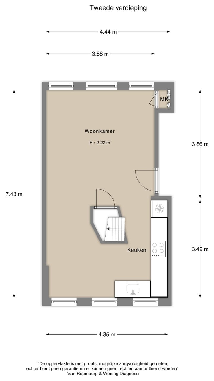 Foto 16 van Lijnbaansgracht 341-E