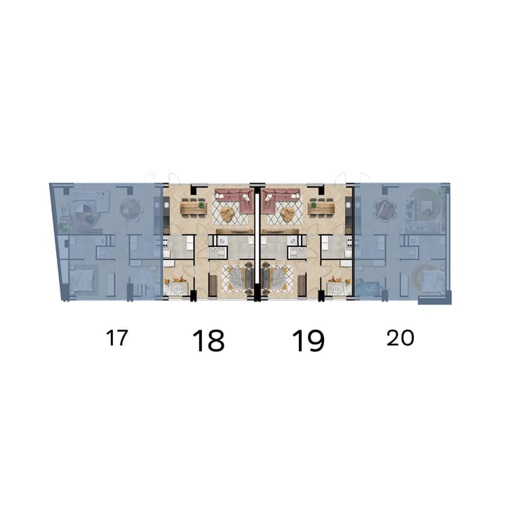 Foto 11 van Benedenwoning met tuin (Bouwnr. 19)