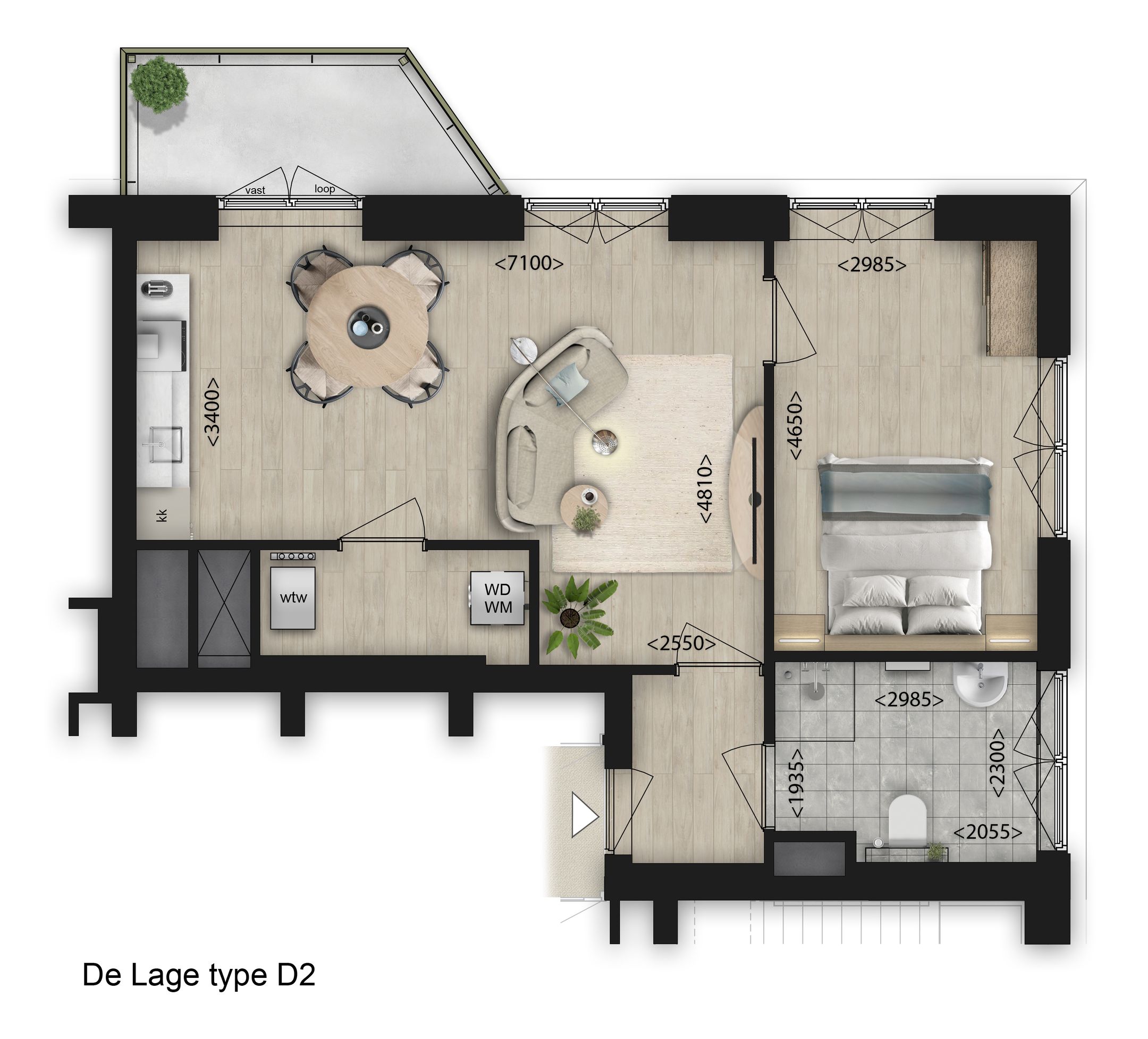 2-Kamer appartement (Bouwnr. 8.17)  false