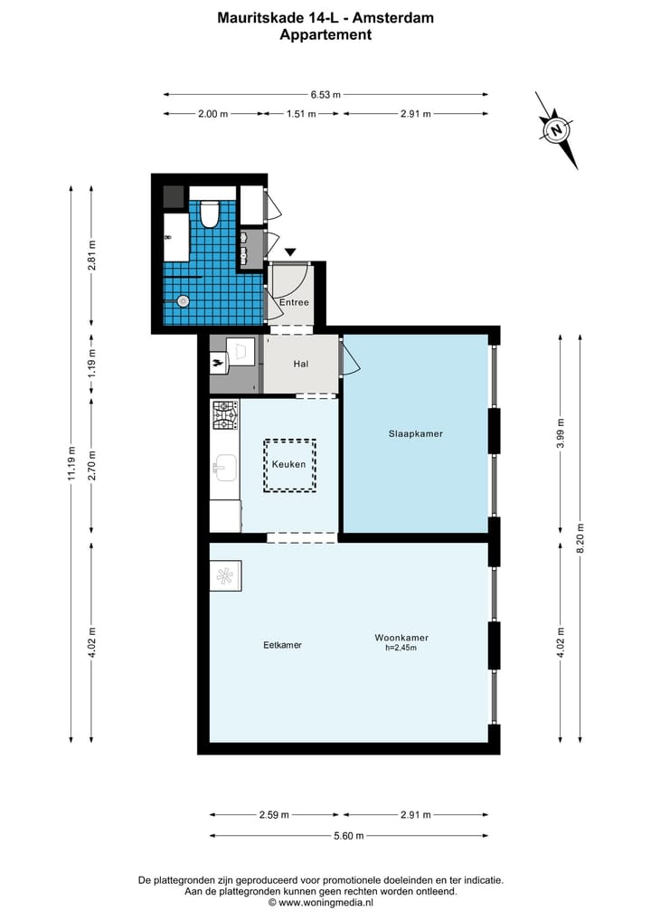 Foto 23 van Mauritskade 14-L