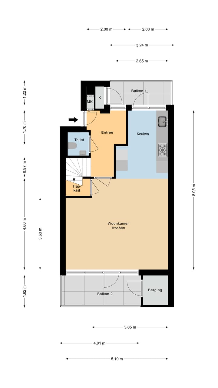 Foto 31 van 't Grachtje over 113