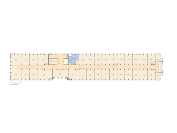 plattegrond tweede verdieping