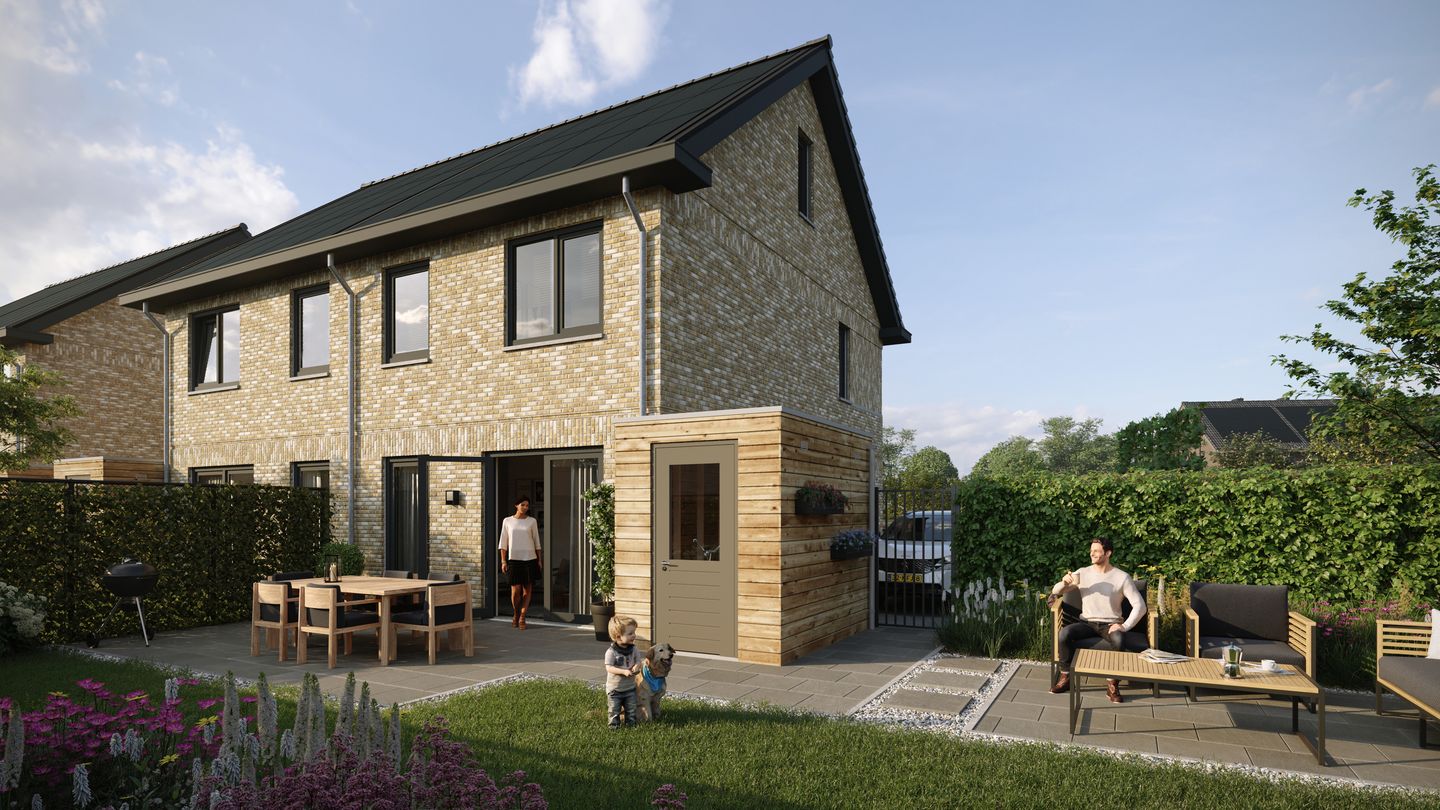 Foto 4 van Sjtadshaof fase 5b hoekwoning (Bouwnr. 1)