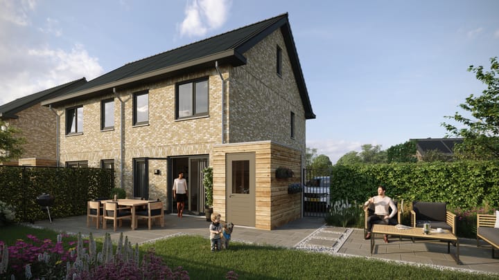 Foto 4 van Sjtadshaof fase 5b hoekwoning (Bouwnr. 1)