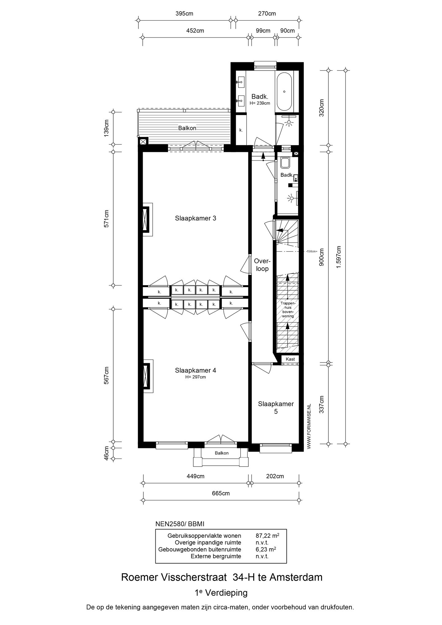 Foto 40 van Roemer Visscherstraat 34-H