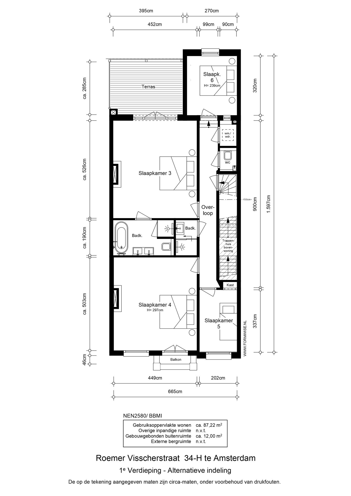 Foto 44 van Roemer Visscherstraat 34-H