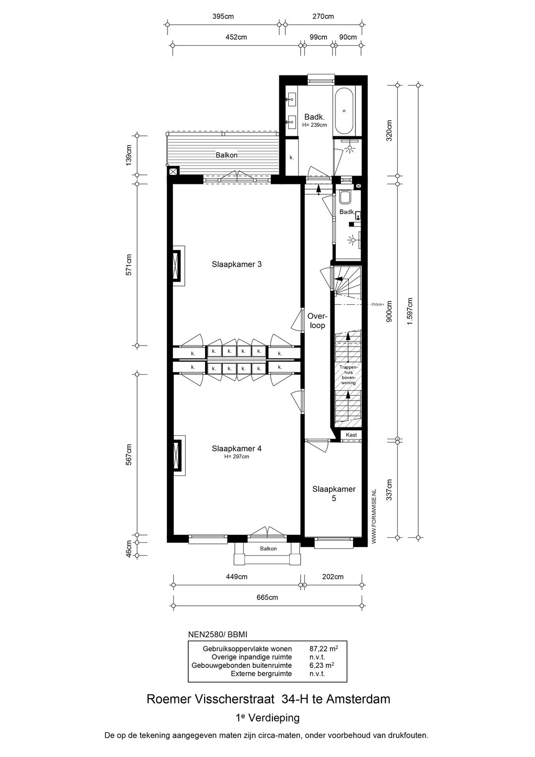 Foto 56 van Roemer Visscherstraat 34-H
