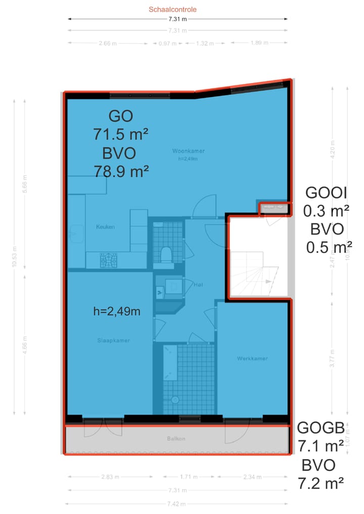 Foto 26 van Uithoornstraat 17-2