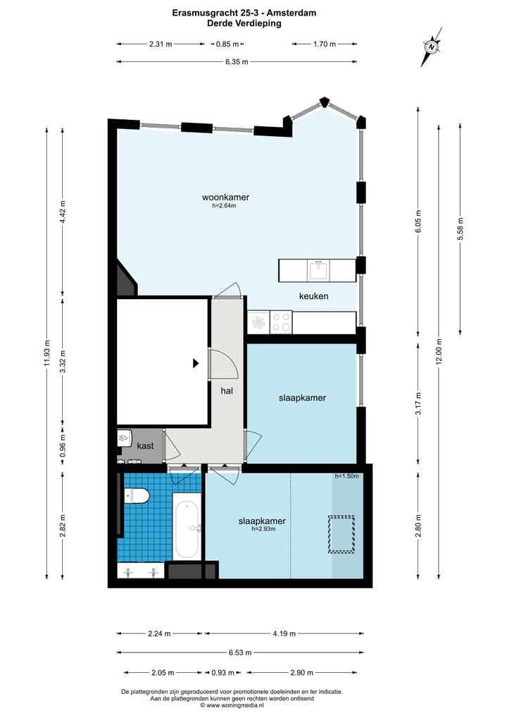 Foto 21 van Erasmusgracht 25-3