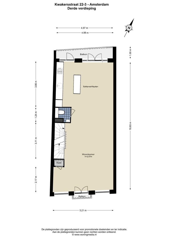 Foto 28 van Kwakersstraat 22-3