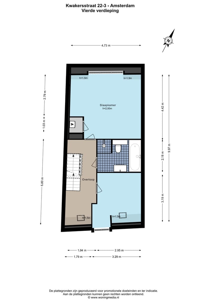 Foto 29 van Kwakersstraat 22-3