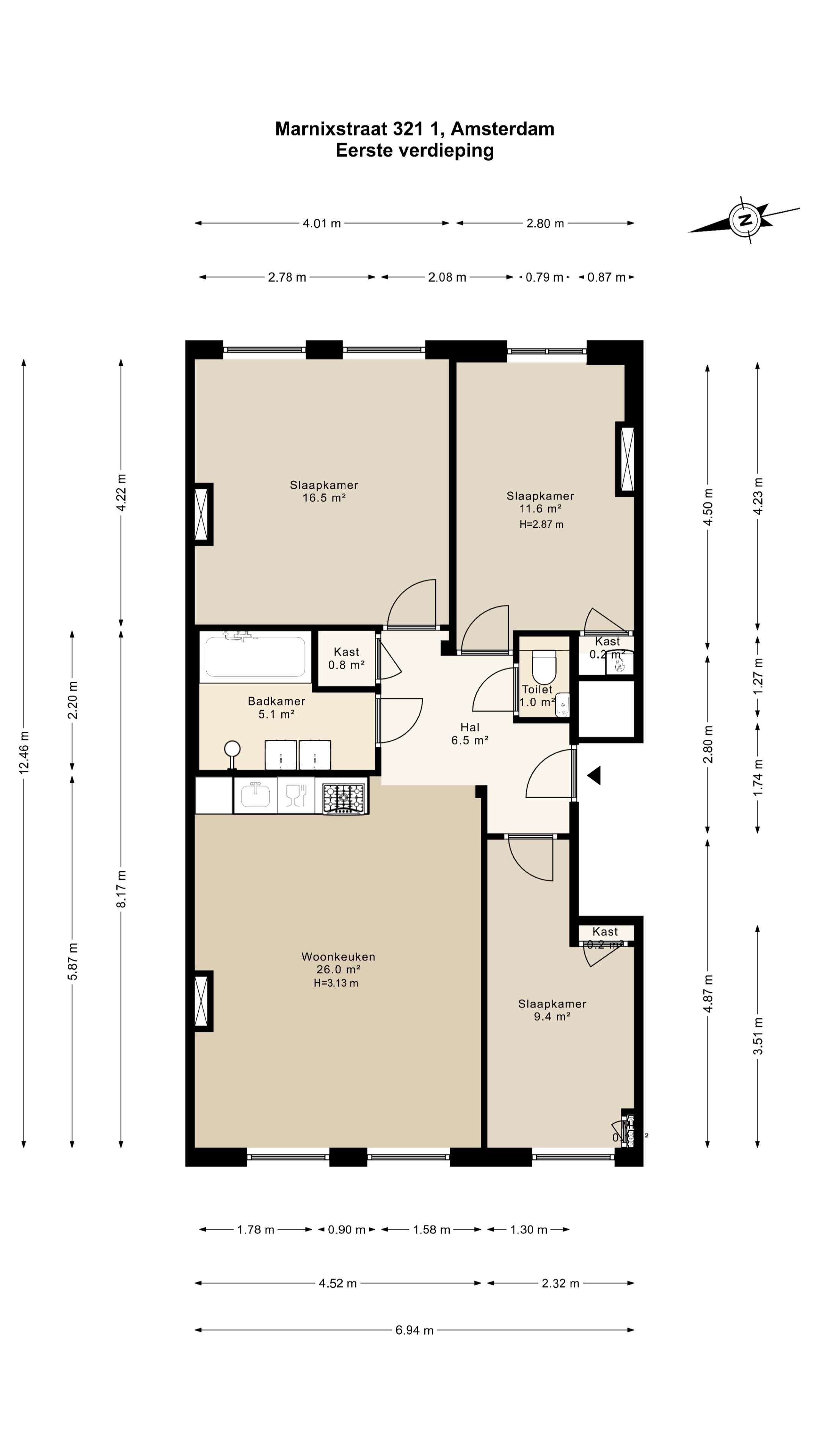 Foto 33 van Marnixstraat 321-1