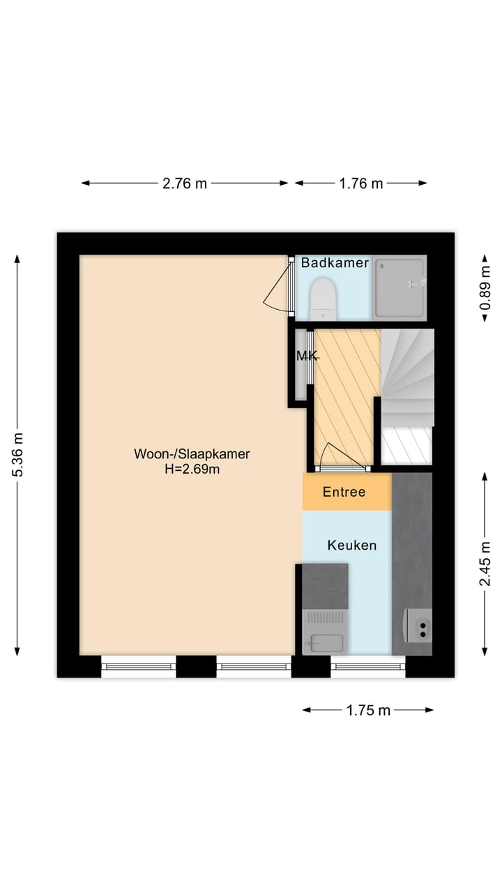 Foto 34 van Assendelftstraat 1-1