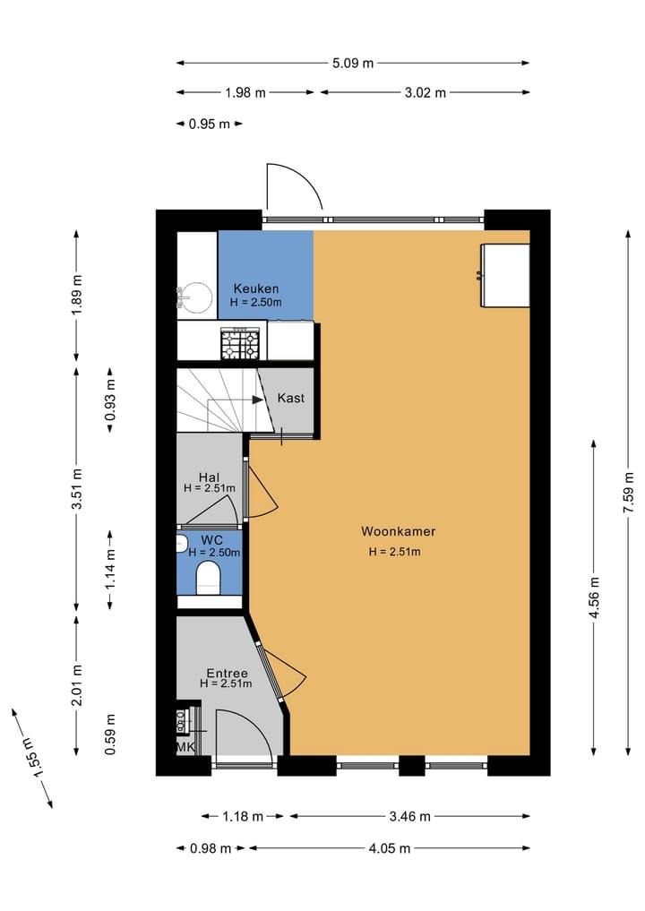 Foto 41 van Veestraat 64-A