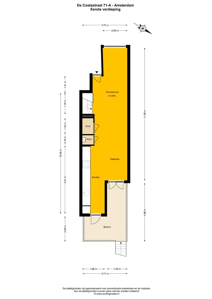 Foto 51 van Da Costastraat 71-A