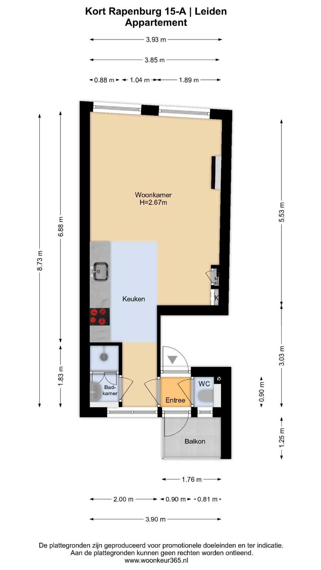 Photo 21 of Kort Rapenburg 15-A