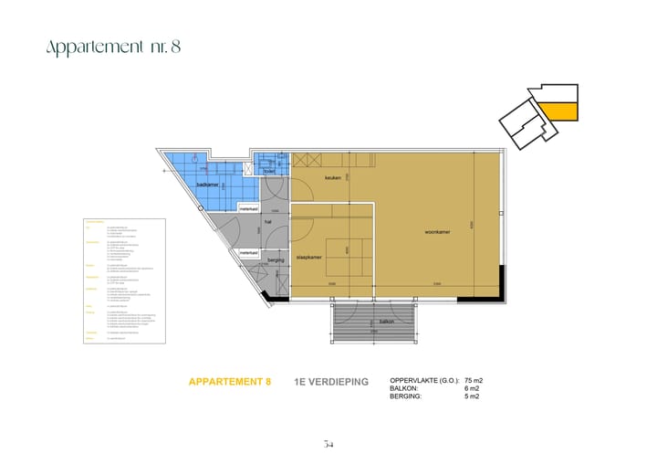 Foto 2 van Scheefkelk 2H (bouwnummer 8)