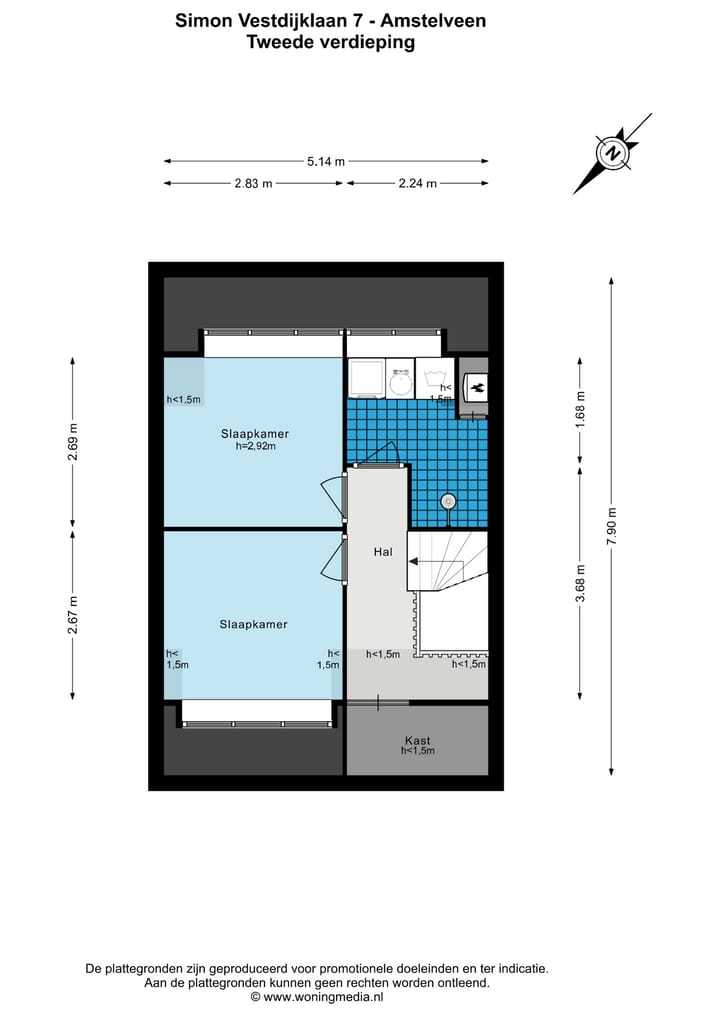 Foto 32 van Simon Vestdijklaan 7
