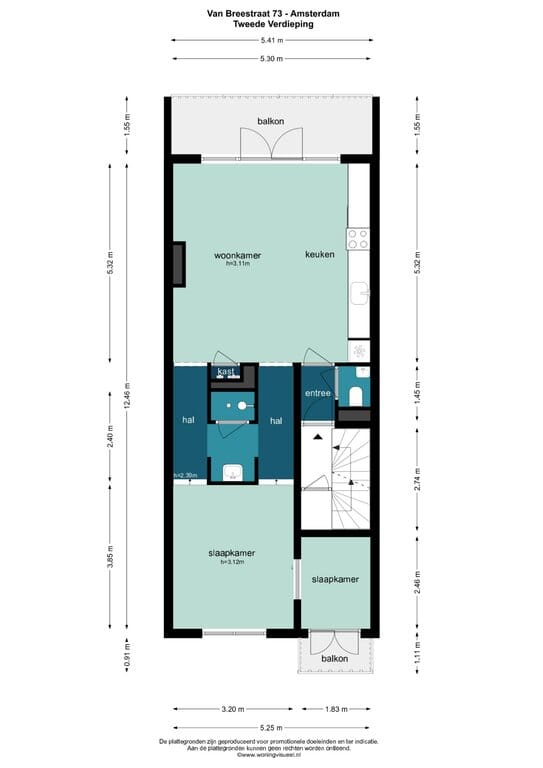 Foto 21 van Van Breestraat 73-C