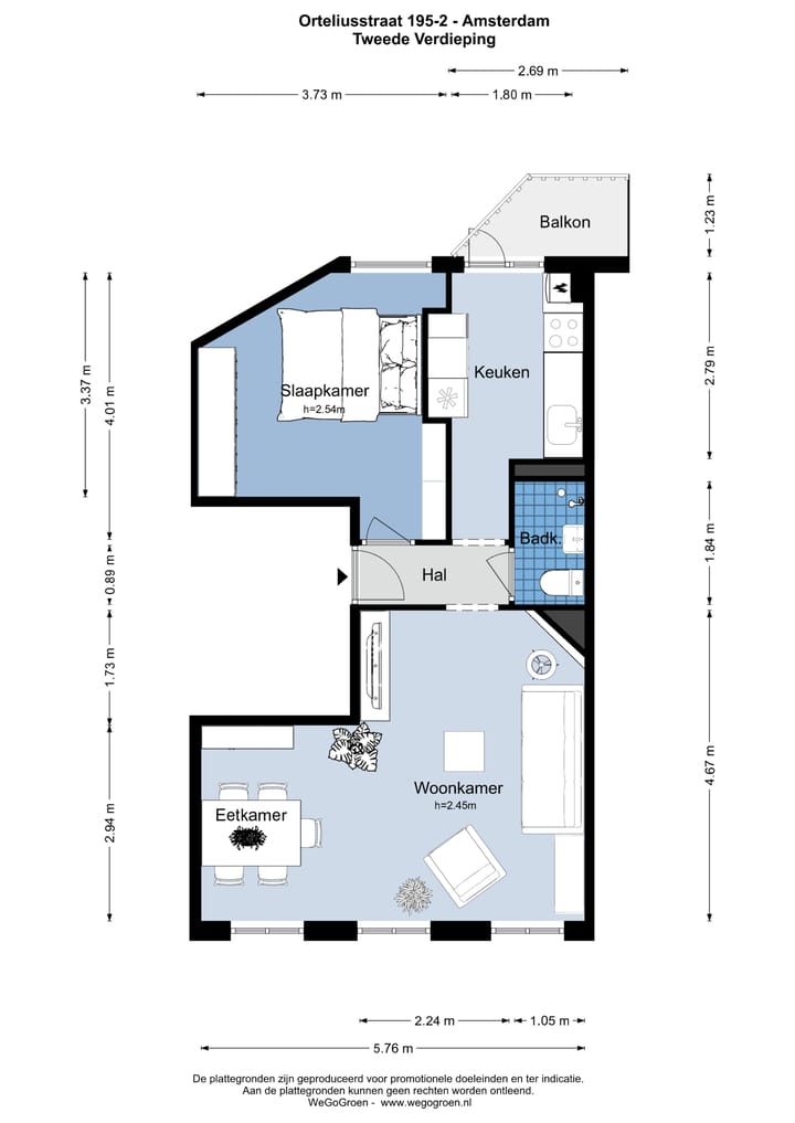 Foto 37 van Orteliusstraat 195-2
