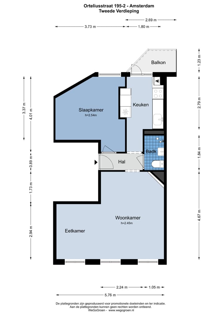 Foto 38 van Orteliusstraat 195-2